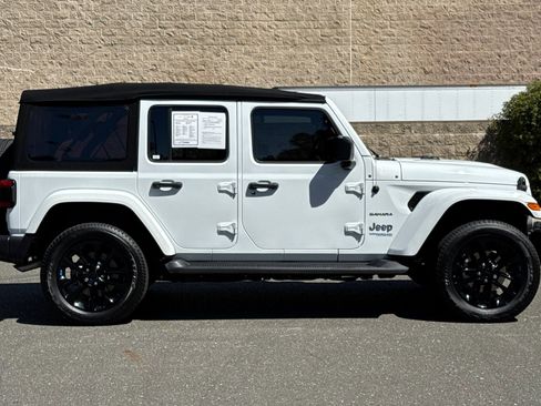 Used 2022 Jeep Wrangler Unlimited Sahara 4xe w/ Cold Weather Group image 2
