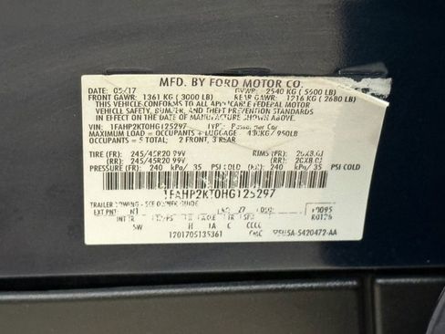 Used 2017 Ford Taurus SHO w/ Driver Assist Package image 42