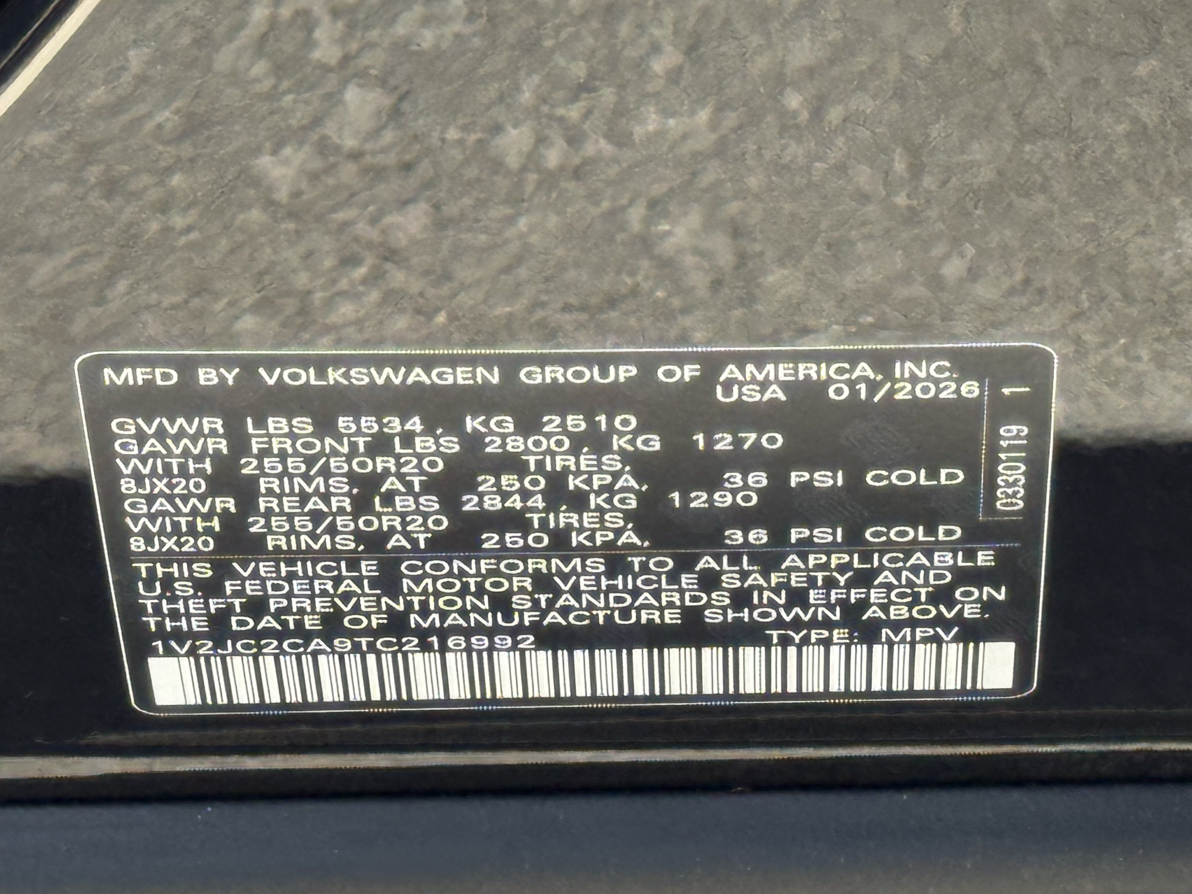 Used 2026 Volkswagen Atlas Cross Sport SE FWD image 38