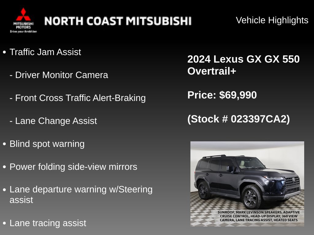 Used 2024 Lexus GX 550 AWD/4WD image 2