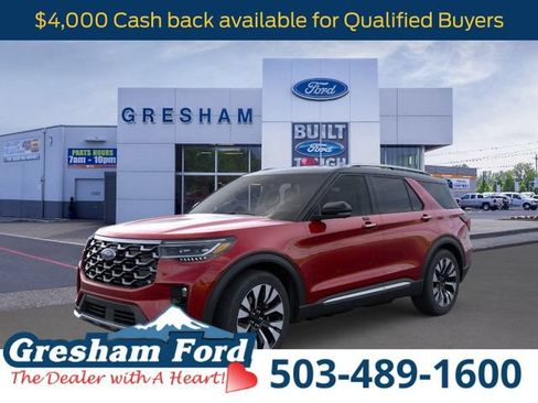 New 2026 Ford Explorer Platinum w/ LUX Leather Package AWD/4WD image 1