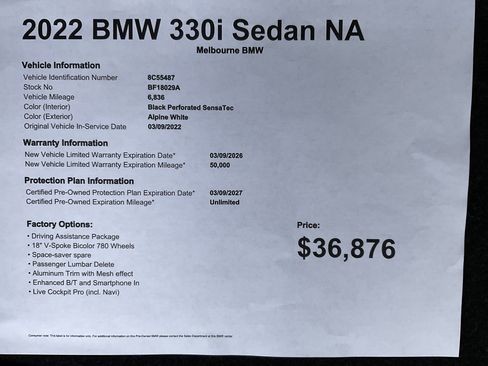 Certified 2022 BMW 330i Sedan w/ Premium Package 2 image 35