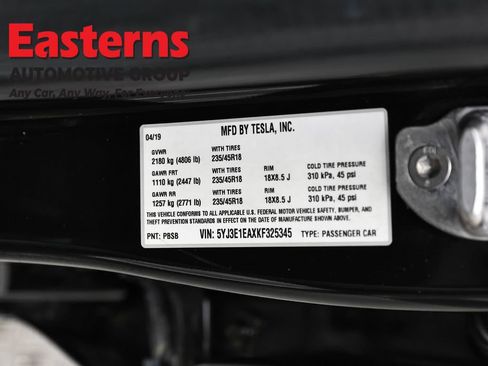 Used 2019 Tesla Model 3 Standard Range Plus image 34