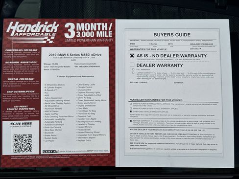 Used 2019 BMW M550i xDrive M550i xDrive image 31