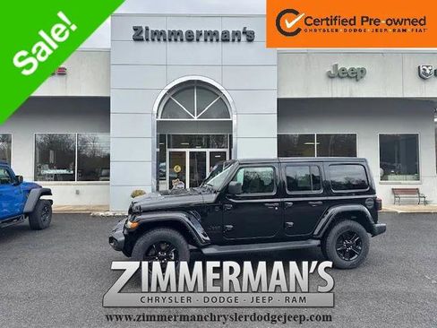 Certified 2022 Jeep Wrangler Unlimited Sahara image 1