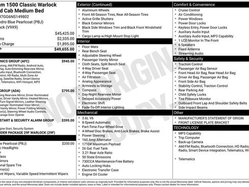 Certified 2022 RAM 1500 Classic Warlock w/ Electronics Group image 7