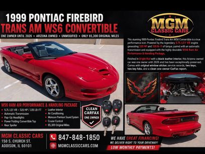 Used 1999 Pontiac Firebird Trans Am