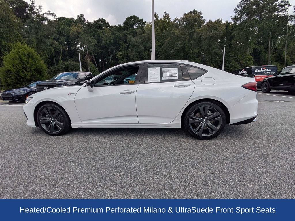 Used 2021 Acura TLX w/ A-SPEC Package AWD/4WD image 7