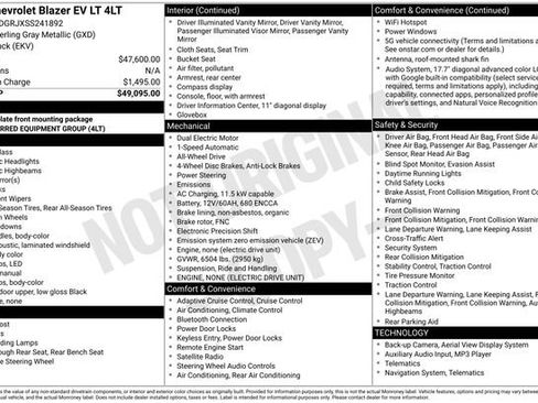 New 2025 Chevrolet Blazer EV LT image 39