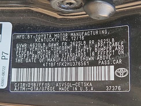 Used 2017 Toyota Camry SE image 26