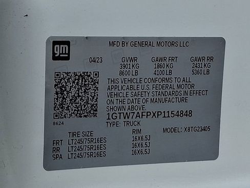 Used 2023 GMC Savana 2500 Work Van w/ Driver Convenience Package image 31