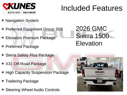 New 2026 GMC Sierra 1500 Elevation w/ Elevation Premium Package AWD/4WD image 2