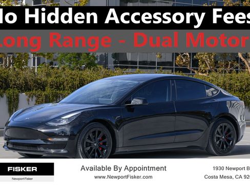 Used 2021 Tesla Model 3 Long Range AWD/4WD image 1