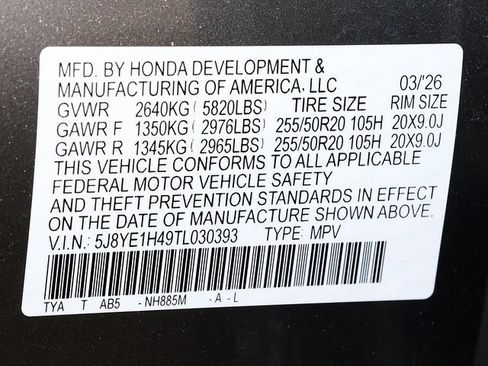Certified 2026 Acura MDX SH-AWD w/ Technology Package image 41