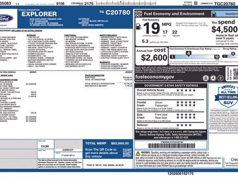 New 2026 Ford Explorer Tremor w/ Tremor Ultimate Package AWD/4WD image 10
