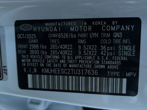 New 2026 Genesis GV80 3.5T Prestige image 34