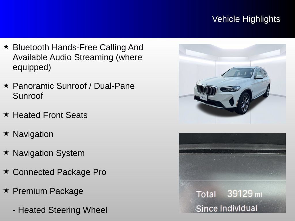 Used 2022 BMW X3 xDrive30i AWD/4WD image 8