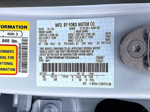 New 2026 Ford Bronco Sport Big Bend w/ Convenience Package AWD/4WD image 12