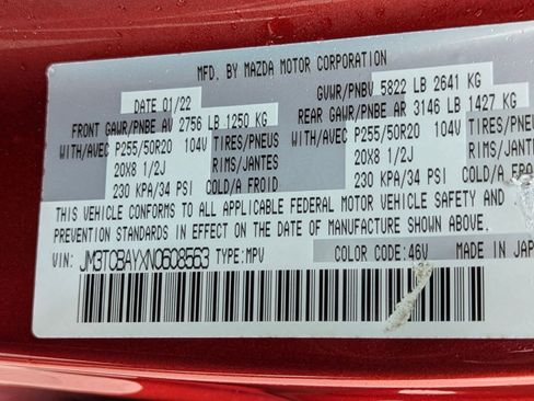 Used 2022 MAZDA CX-9 Touring Plus image 19