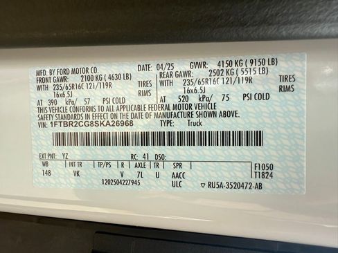 New 2025 Ford Transit 250 Base w/ Exterior Upgrade Package image 36