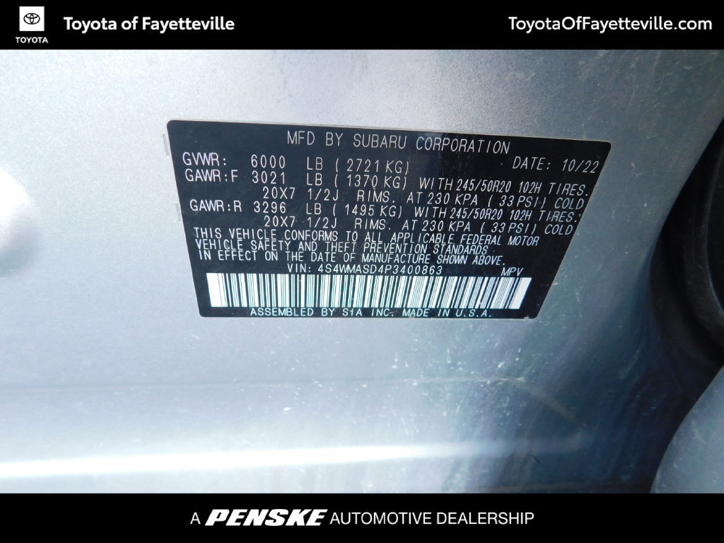 Used 2023 Subaru Ascent Limited AWD/4WD image 11
