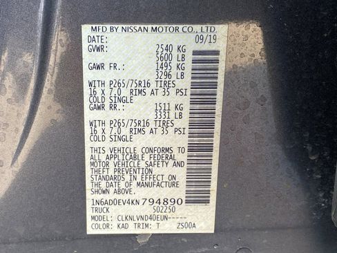 Used 2019 Nissan Frontier PRO-4X image 22