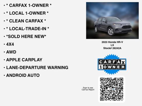 Certified 2023 Honda HR-V LX image 7