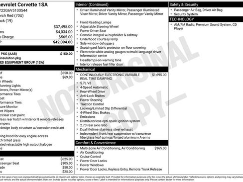 Used 1997 Chevrolet Corvette Coupe w/ Memory Pkg RWD image 3