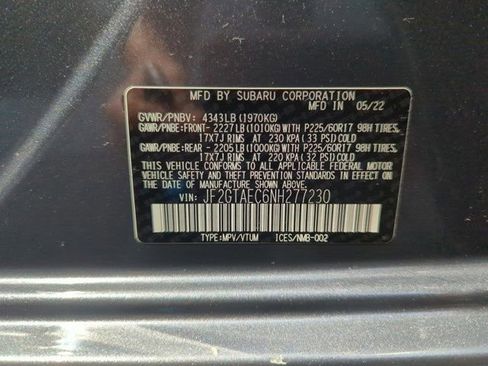 Used 2022 Subaru Crosstrek 2.0i Premium w/ Moonroof Package image 36