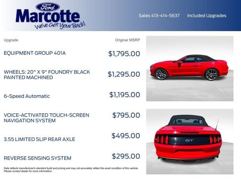 Used 2017 Ford Mustang GT Premium w/ Equipment Group 401A RWD image 5