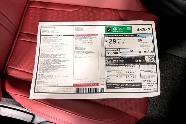 New 2026 Kia K5 GT-Line w/ GT-Line Red Interior Package FWD image 14