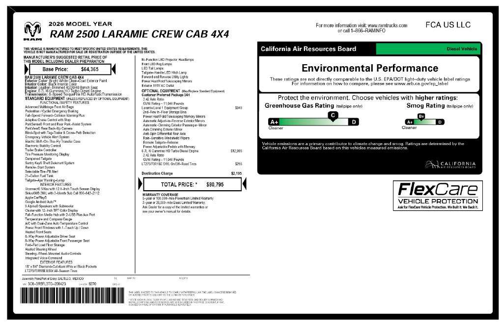 Used 2026 RAM 2500 Laramie AWD/4WD image 4