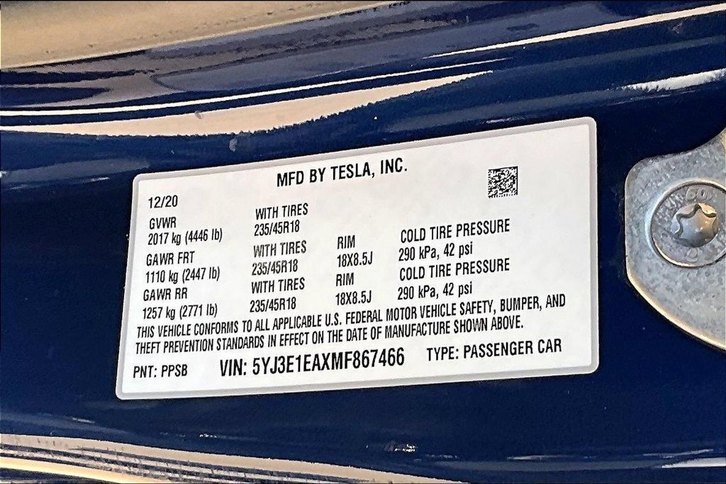 Used 2021 Tesla Model 3 Standard Range Plus RWD image 34