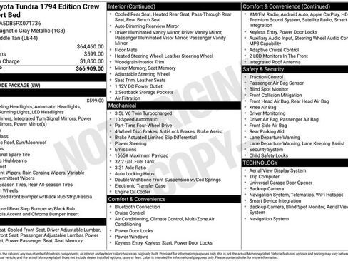 Used 2023 Toyota Tundra 1794 Edition image 5