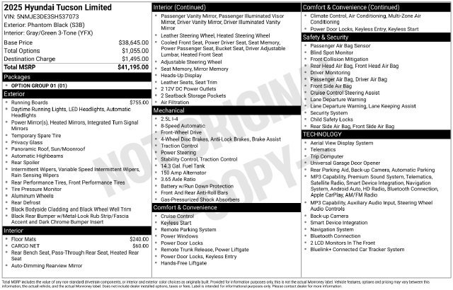Used 2025 Hyundai Tucson Limited FWD image 26