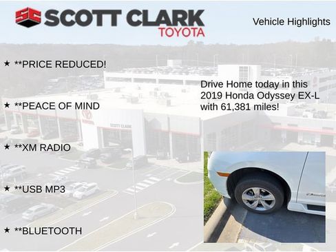 Used 2019 Honda Odyssey EX-L image 7