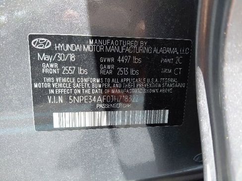 Used 2018 Hyundai Sonata Sport w/ Tech Package 05 FWD image 5