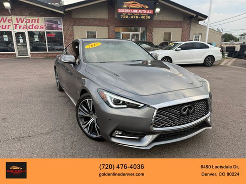 Used 2017 INFINITI Q60 3.0t w/ Premium Plus Package 3.0T AWD/4WD image 1