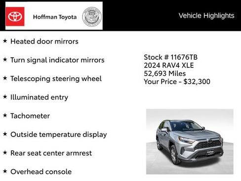 Used 2024 Toyota RAV4 XLE AWD/4WD image 37