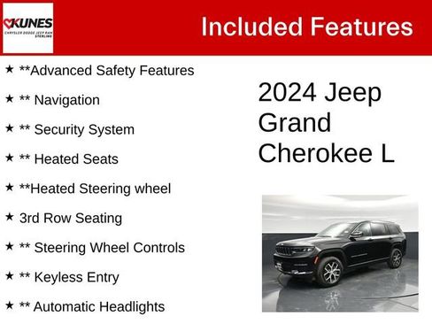 Used 2024 Jeep Grand Cherokee L Limited w/ Luxury Tech Group II image 4