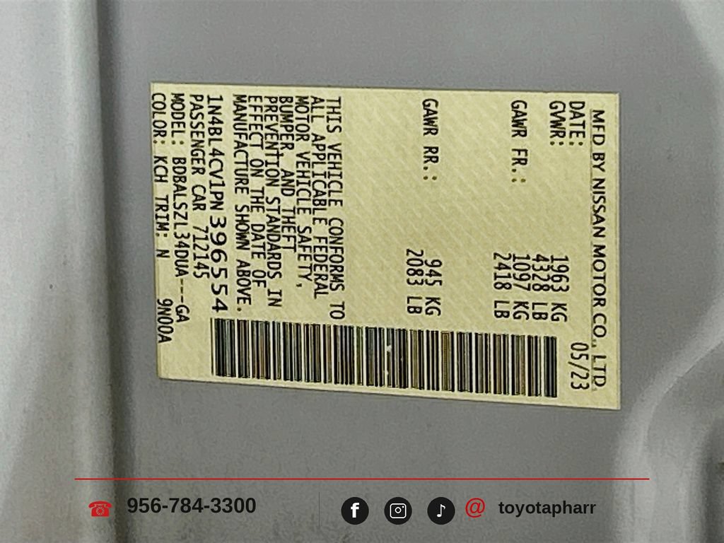 Used 2023 Nissan Altima 2.5 SR FWD image 28