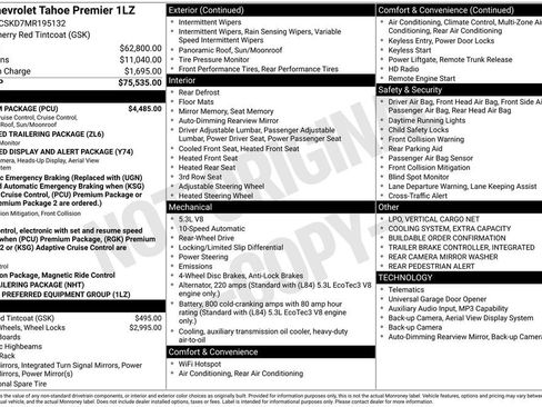 Used 2021 Chevrolet Tahoe Premier w/ Premium Package image 38