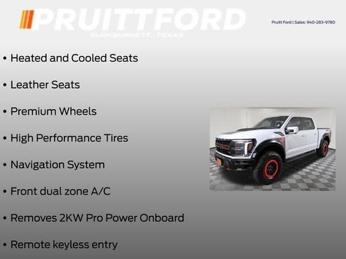 Used 2025 Ford F150 Raptor w/ Equipment Group 803A Raptor R AWD/4WD image 25