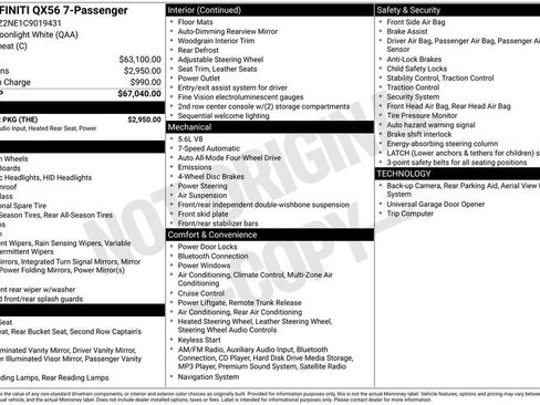 Used 2012 INFINITI QX56 4WD w/ Theater Pkg image 4