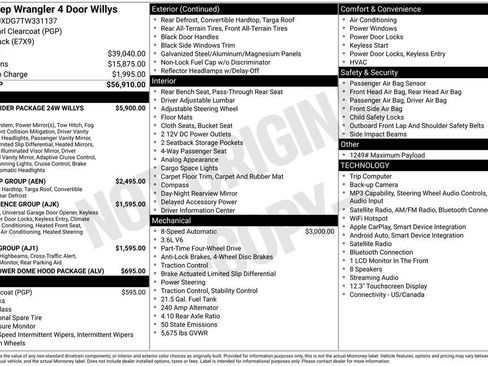 New 2026 Jeep Wrangler Unlimited Sport AWD/4WD image 4
