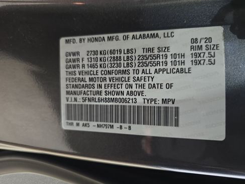 Used 2021 Honda Odyssey Touring image 33