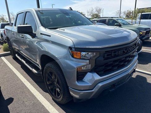 Used 2026 Chevrolet Silverado 1500 Custom w/ Turbomax Blackout Package AWD/4WD image 1