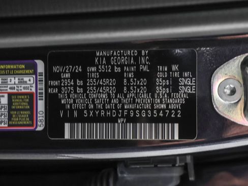 Used 2025 Kia Sorento EX image 50