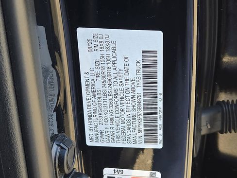 Used 2025 Honda Ridgeline RTL image 29