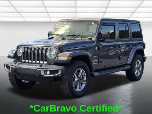 Used 2018 Jeep Wrangler Unlimited Sahara w/ LED Lighting Group AWD/4WD image 2
